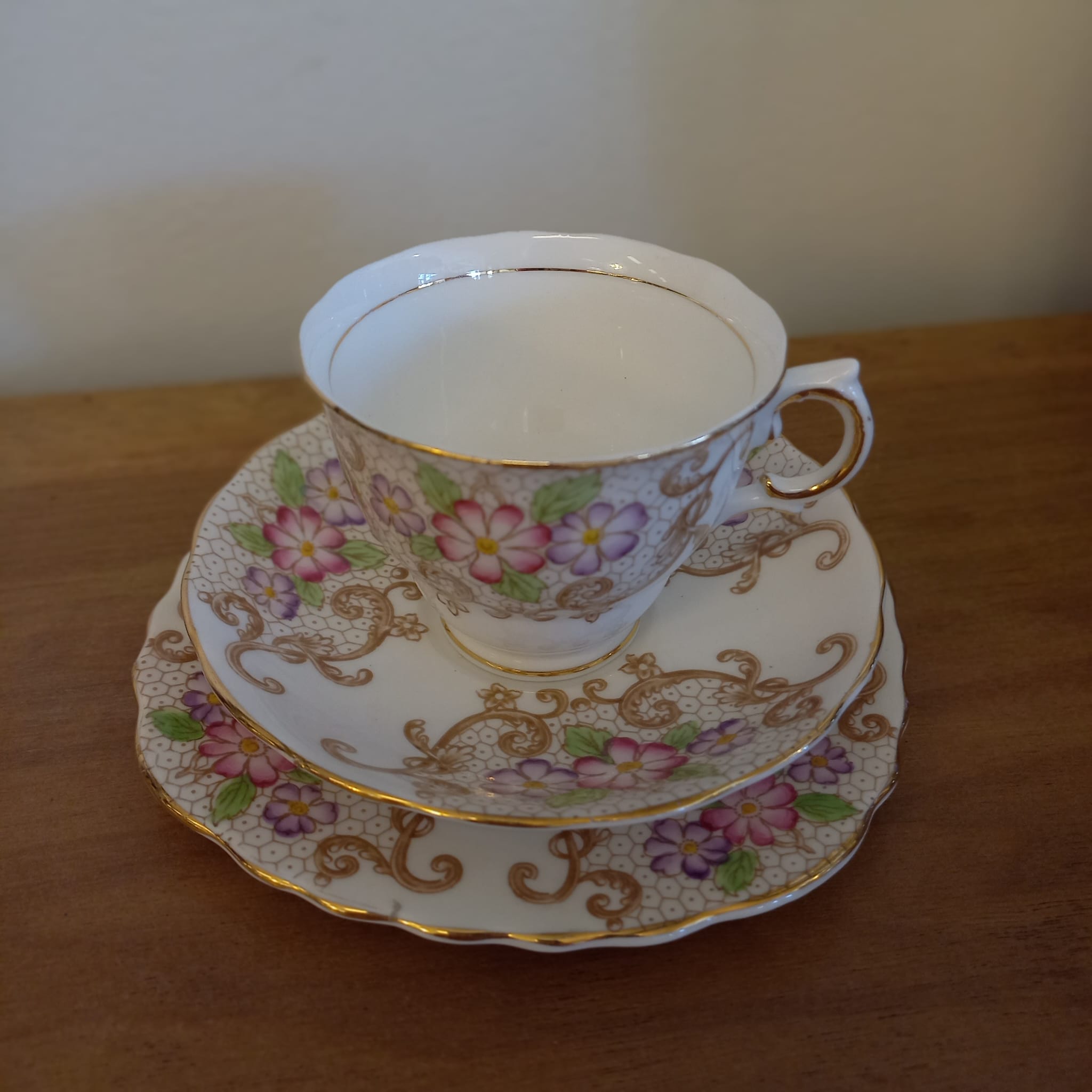 The main photo for Vintage Colclough trio made in England