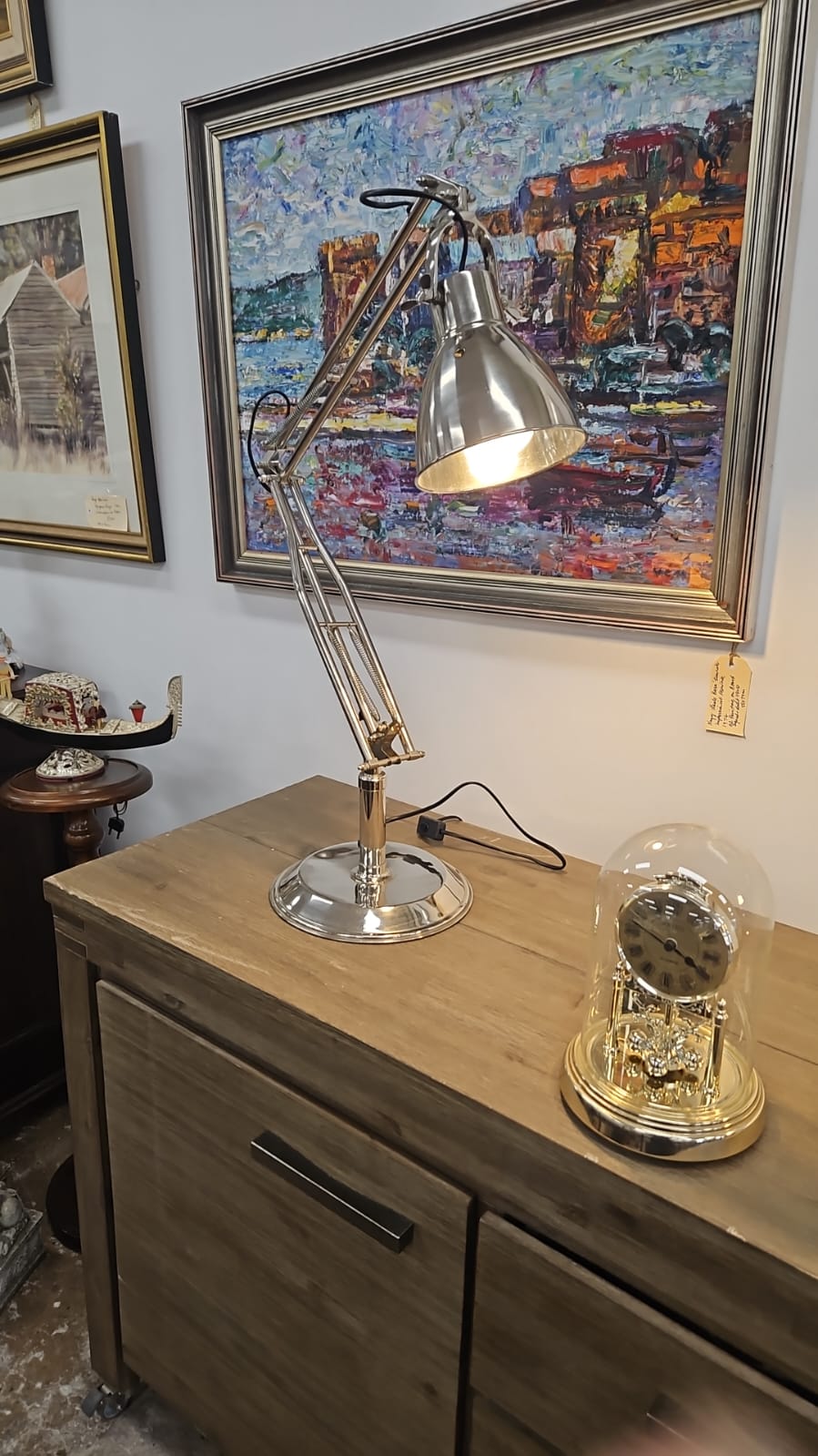 The main photo for Articulated industrial style desk lamps
